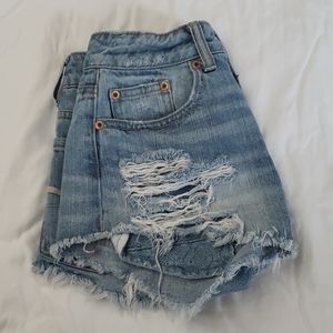 Jean Booty Shorts